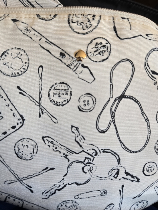 kate spade Convertible Black Nylon & Patent Leather Drawstring Backpack - Picture 9 of 13